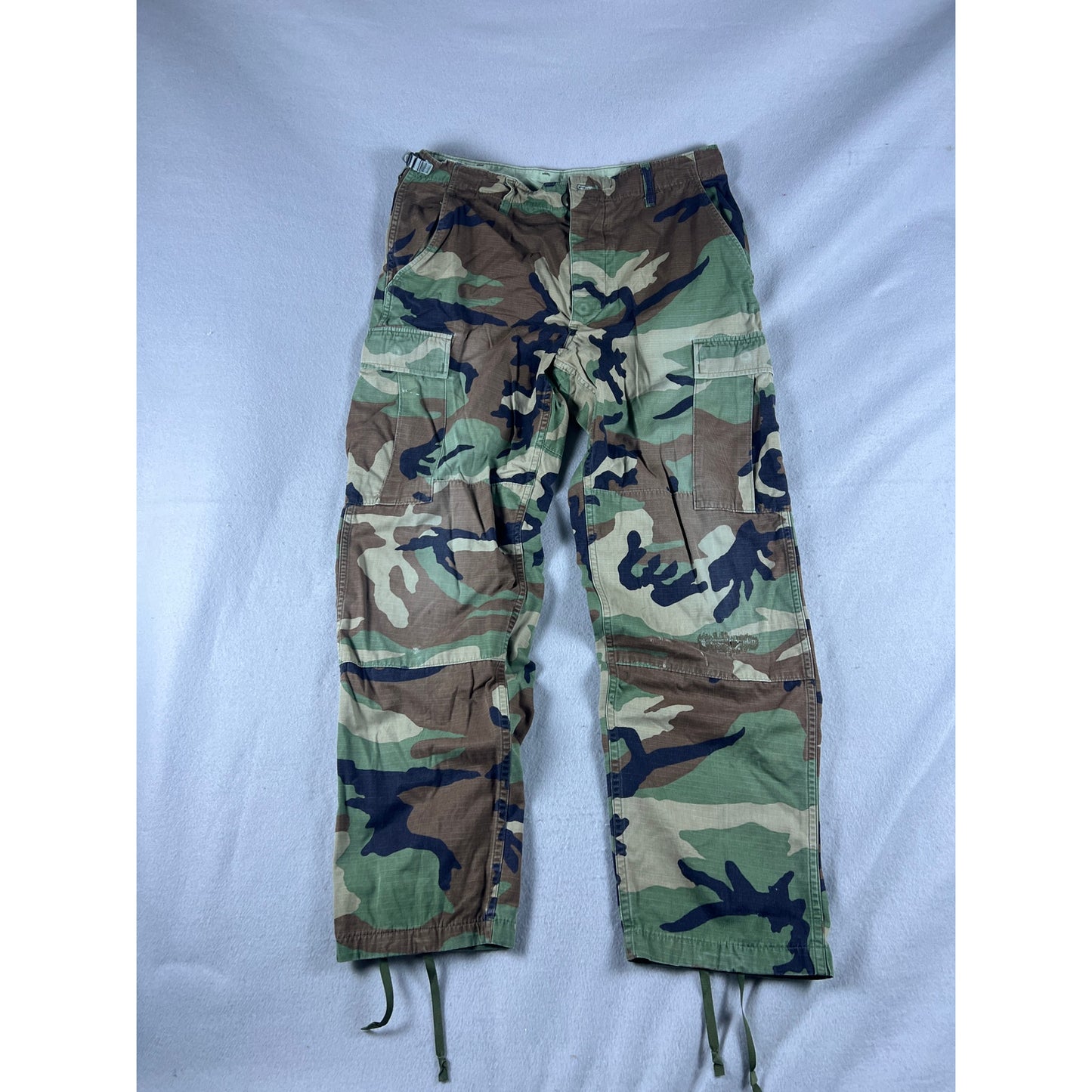 Vintage BDU Military Camo Ripstop Cargo Pants - 33x31