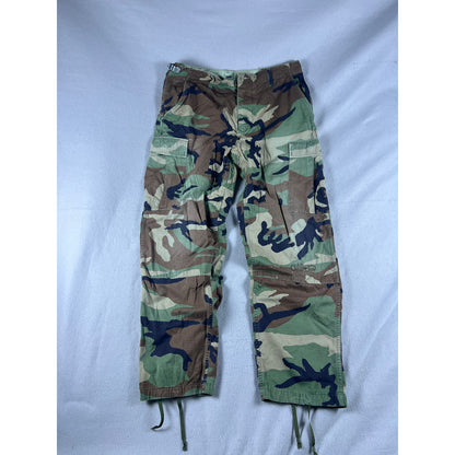 Vintage BDU Military Camo Ripstop Cargo Pants - 33x31