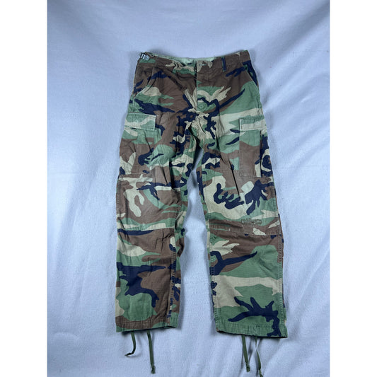 Vintage BDU Military Camo Ripstop Cargo Pants - 33x31