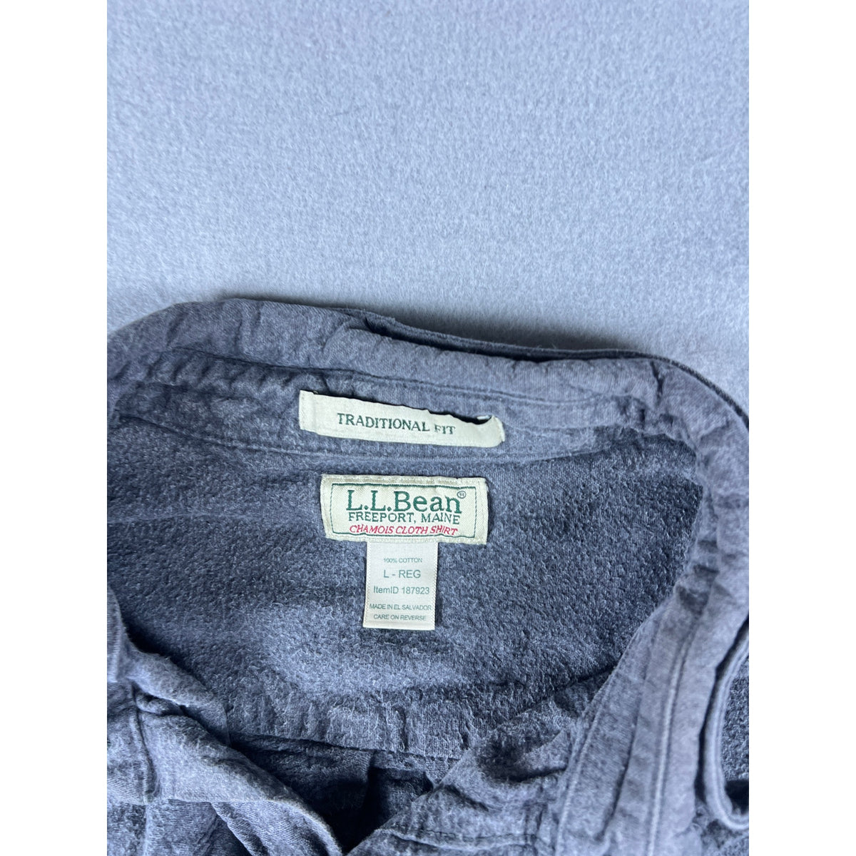 LL Bean Traditional Fit Chamois Shirt - L