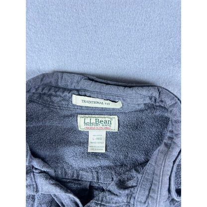 LL Bean Traditional Fit Chamois Shirt - L