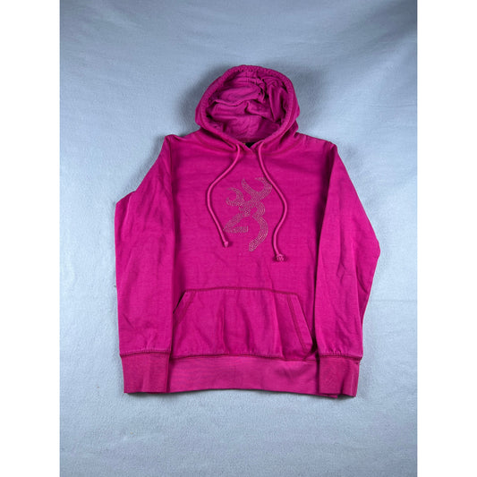 Vintage Pink Browning Hoodie - S