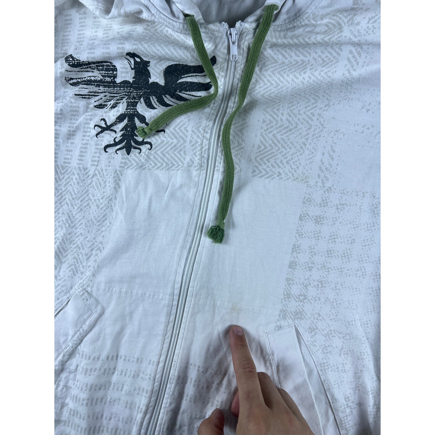 Vintage Y2K Eagle Hoodie - XL