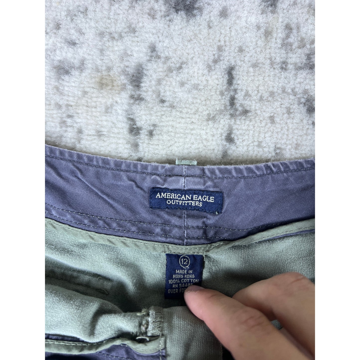 American Eagle Outfitters Low Rise Canvas Shorts - 12