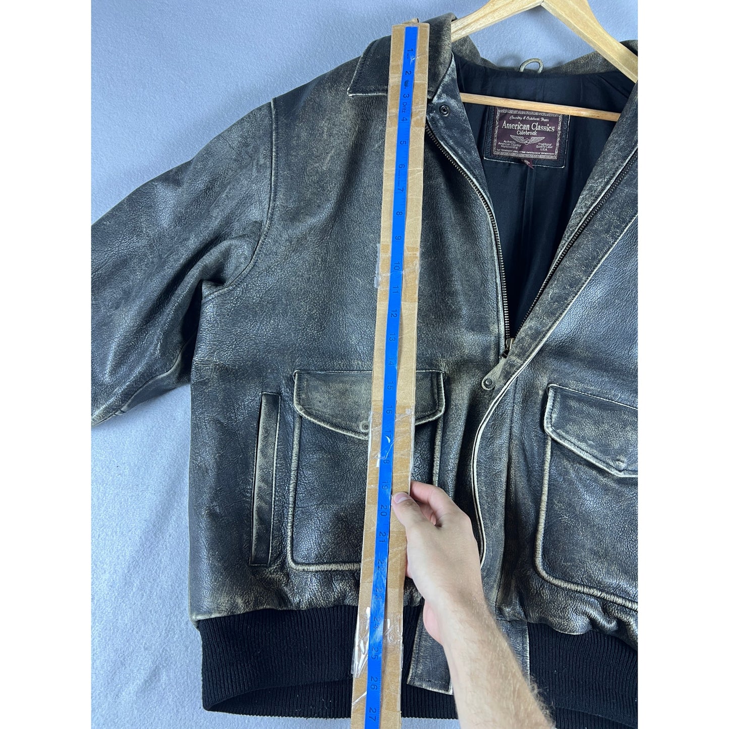 Vintage American Classics Colebrook Flight Bomber Jacket - XL