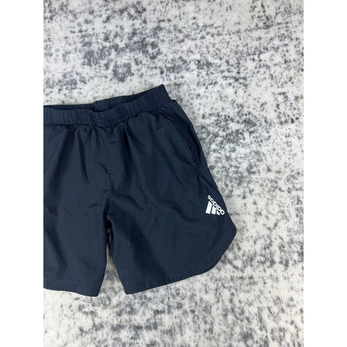 Y2k Black Adidas Track Shorts - M