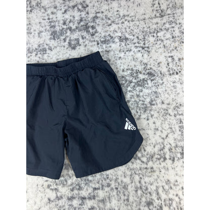 Y2k Black Adidas Track Shorts - M