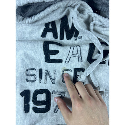 Vintage American Eagle Spellout Hoodie - XXL