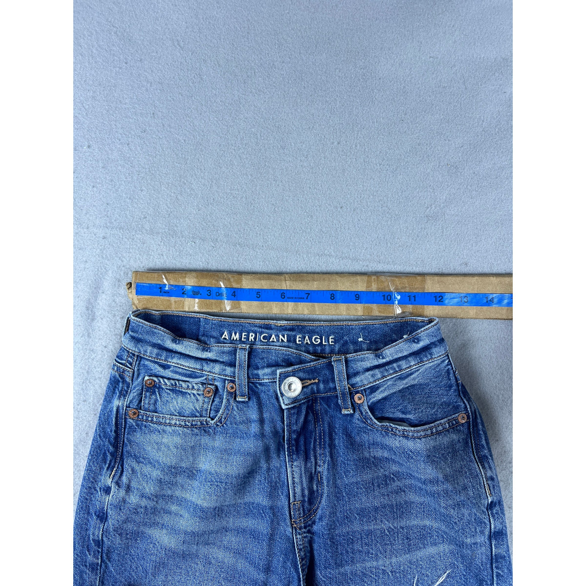 American Eagle Wide Leg Denim Jeans Womens - 0
