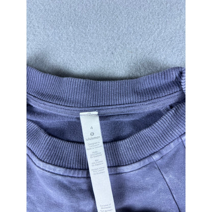 Lululemon Scuba Crew Sweatshirt Womens - 4 Washed Purple Quartz