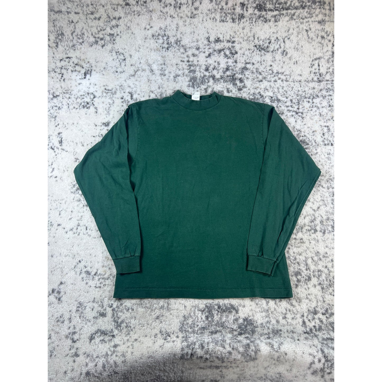 Vintage Mock Neck Shirt Mens - M