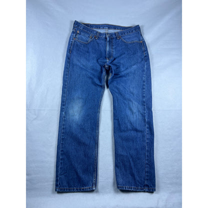 Levi 505 Dark Blue Denim Jeans - 36