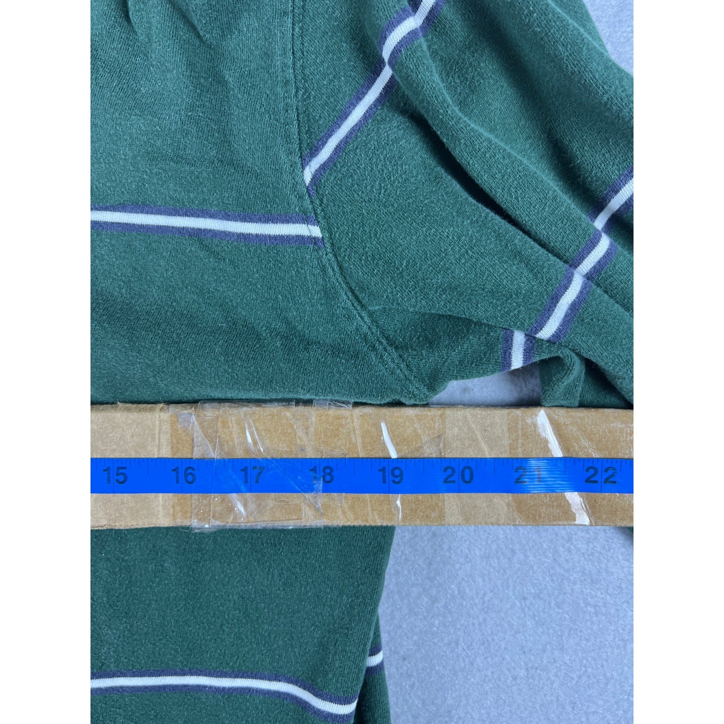 Vintage Striped Rugby Polo Shirt - M