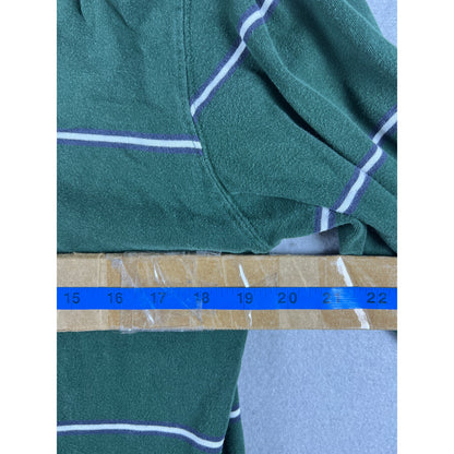 Vintage Striped Rugby Polo Shirt - M