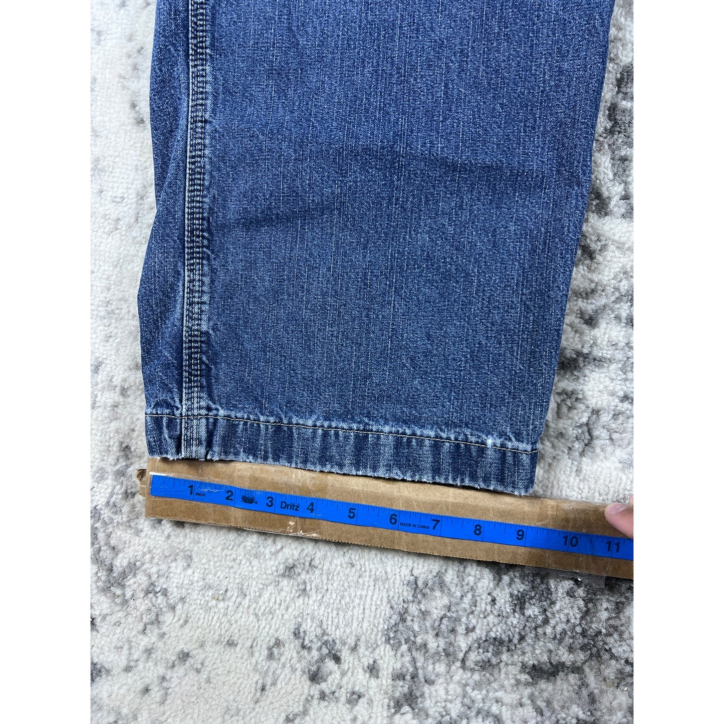 Vintage Arizona Carpenter Jeans Mens 32x27 Blue Baggy Skate Denim Workwear Y2K