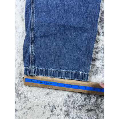 Vintage Arizona Carpenter Jeans Mens 32x27 Blue Baggy Skate Denim Workwear Y2K