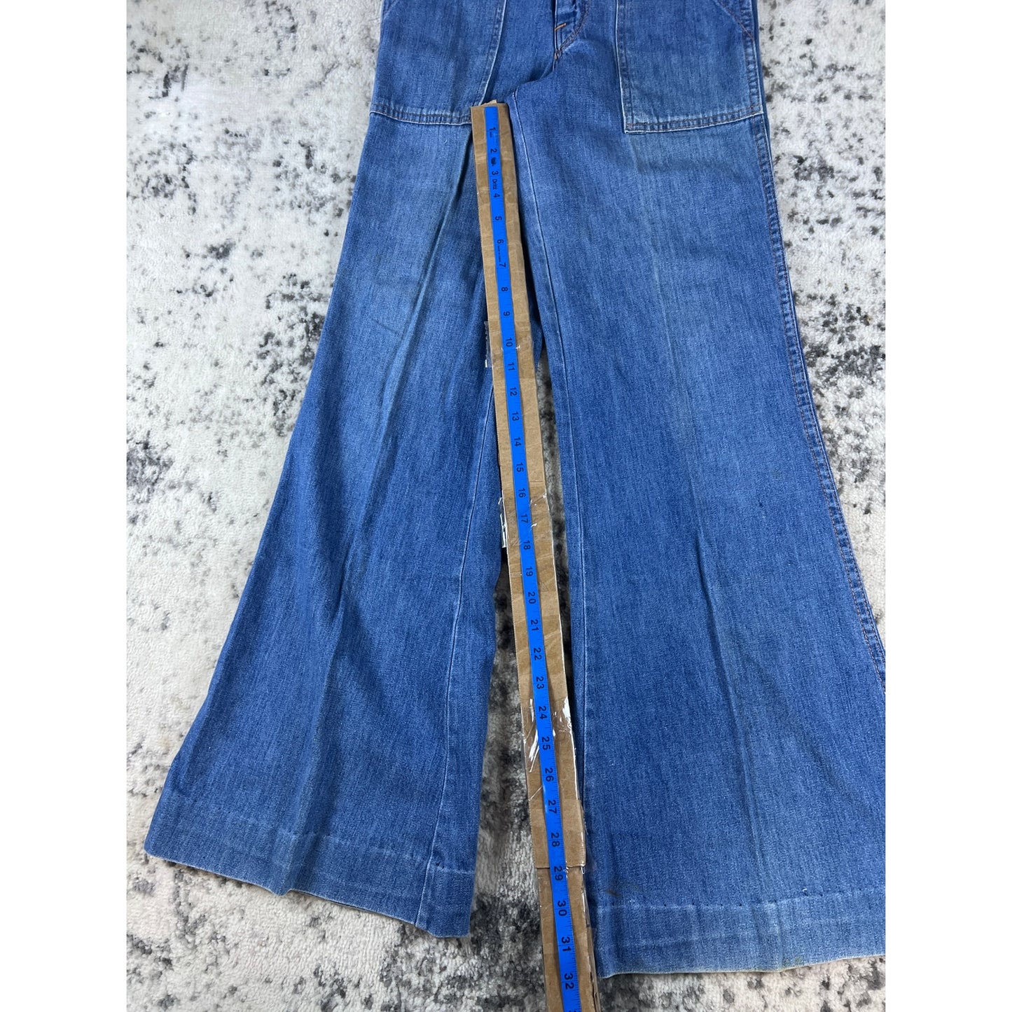 Vintage 70s Bell Bottom Jeans - 23x32