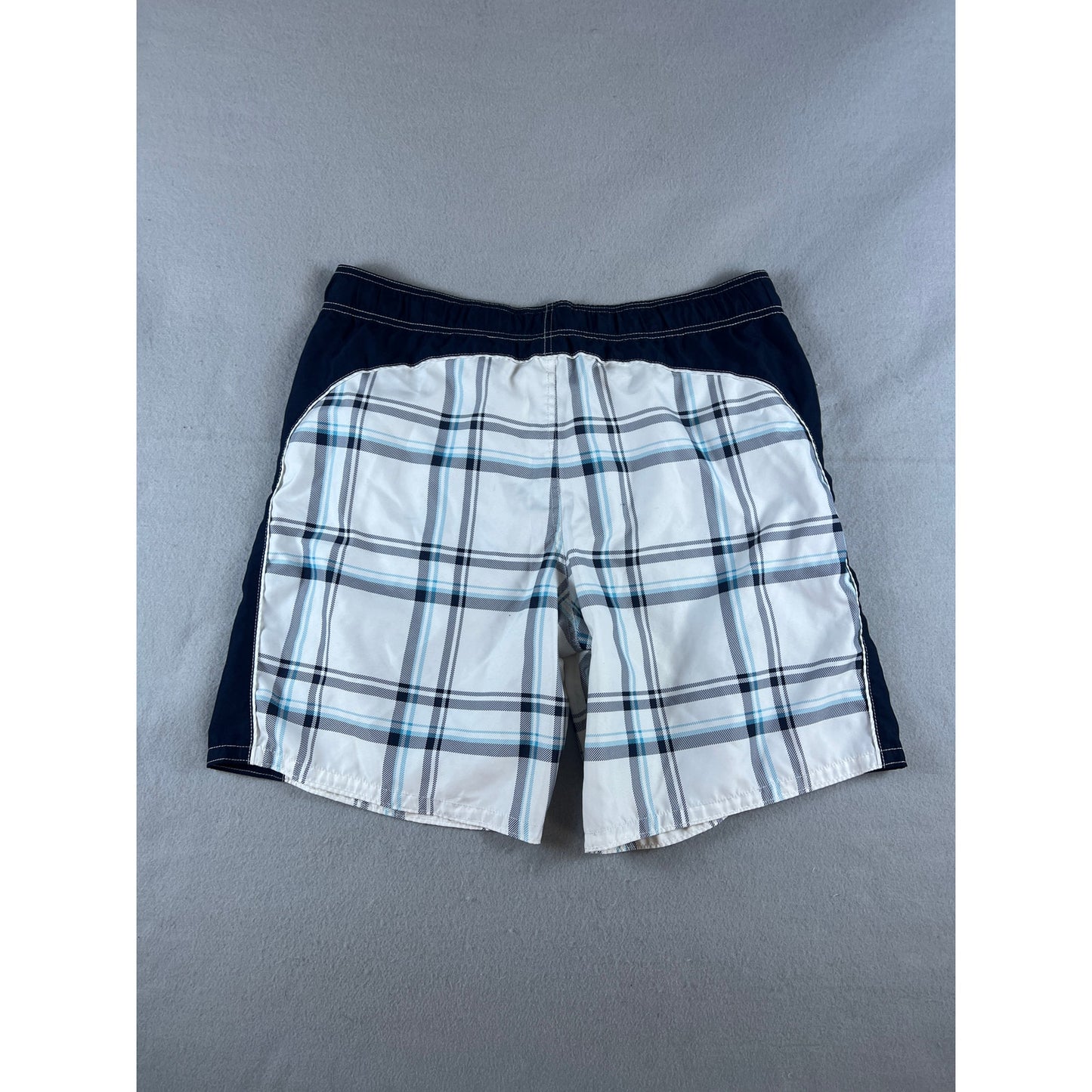 Ocean Pacific Plaid Board Shorts - L