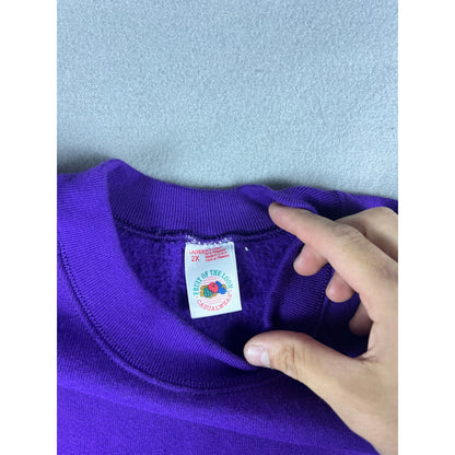 Vintage USA Made Fleece Sweatshirt Womens - 2X