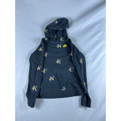 Nike Spellout All Over Print Hoodie Youth - XL