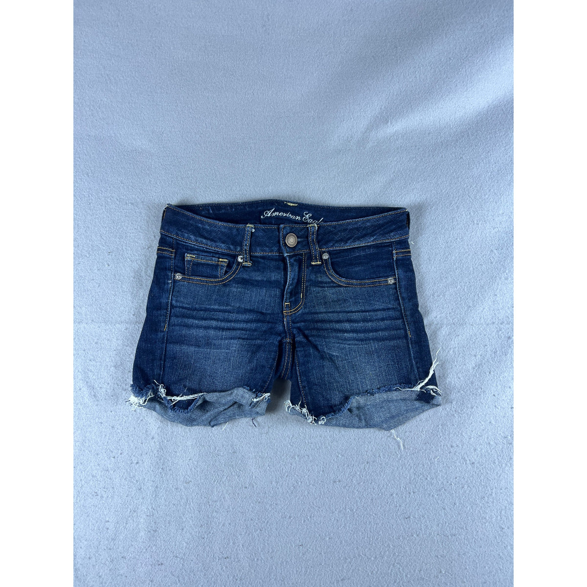 Y2K American Eagle Low Rise Denim Shorts - 2