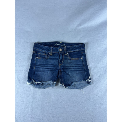 Y2K American Eagle Low Rise Denim Shorts - 2