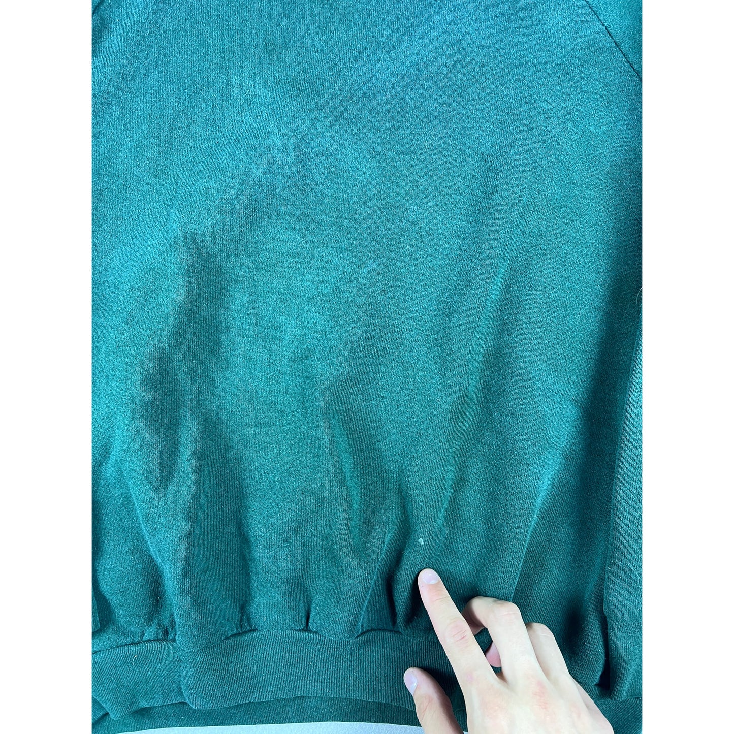 Forest Green Vintage Blank Crewneck sz medium Fruit of the loom 90s Outdoors