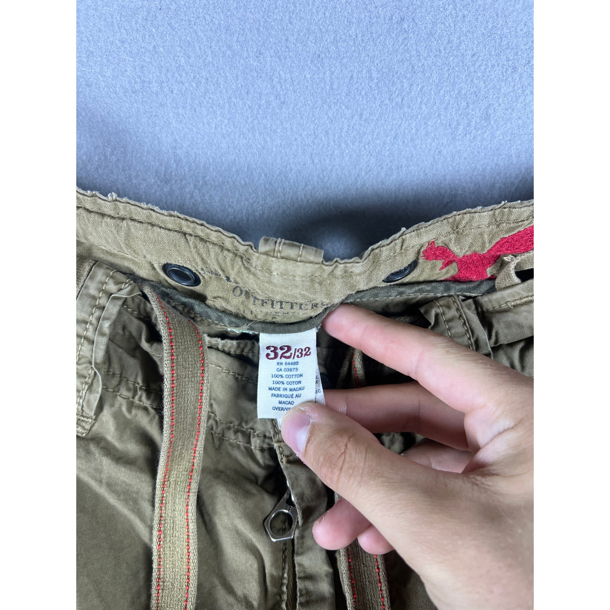 Vintage Y2K American Eagle Cargo Parachute Pants - 32x32
