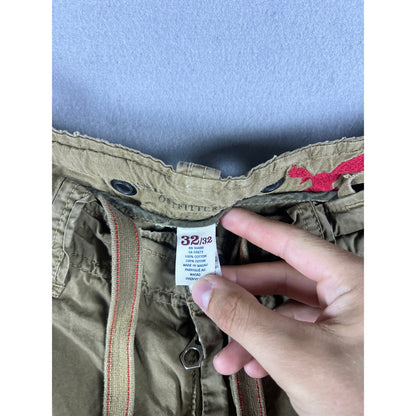 Vintage Y2K American Eagle Cargo Parachute Pants - 32x32