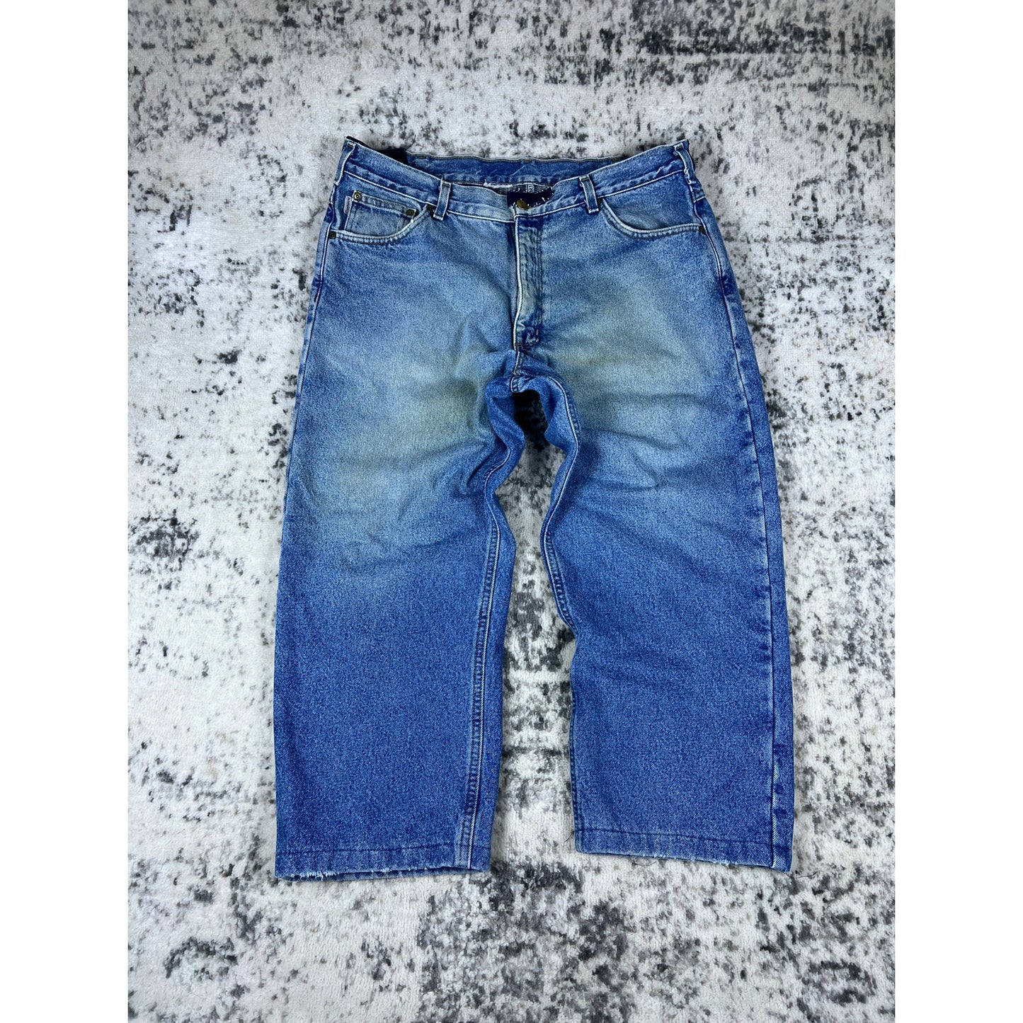 Vintage Denim Blue Carhartt Carpenter Pants - 36