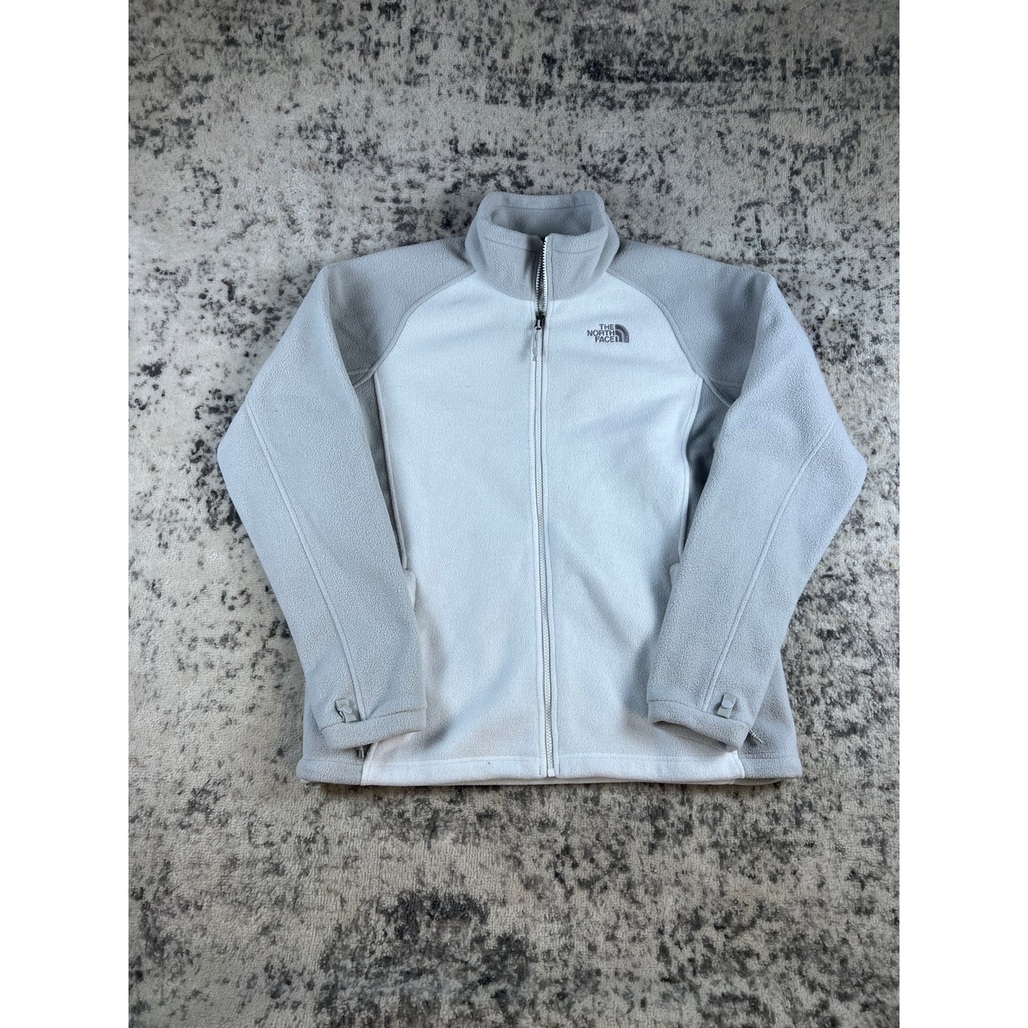 The North Face White Fleece Jacket - XL