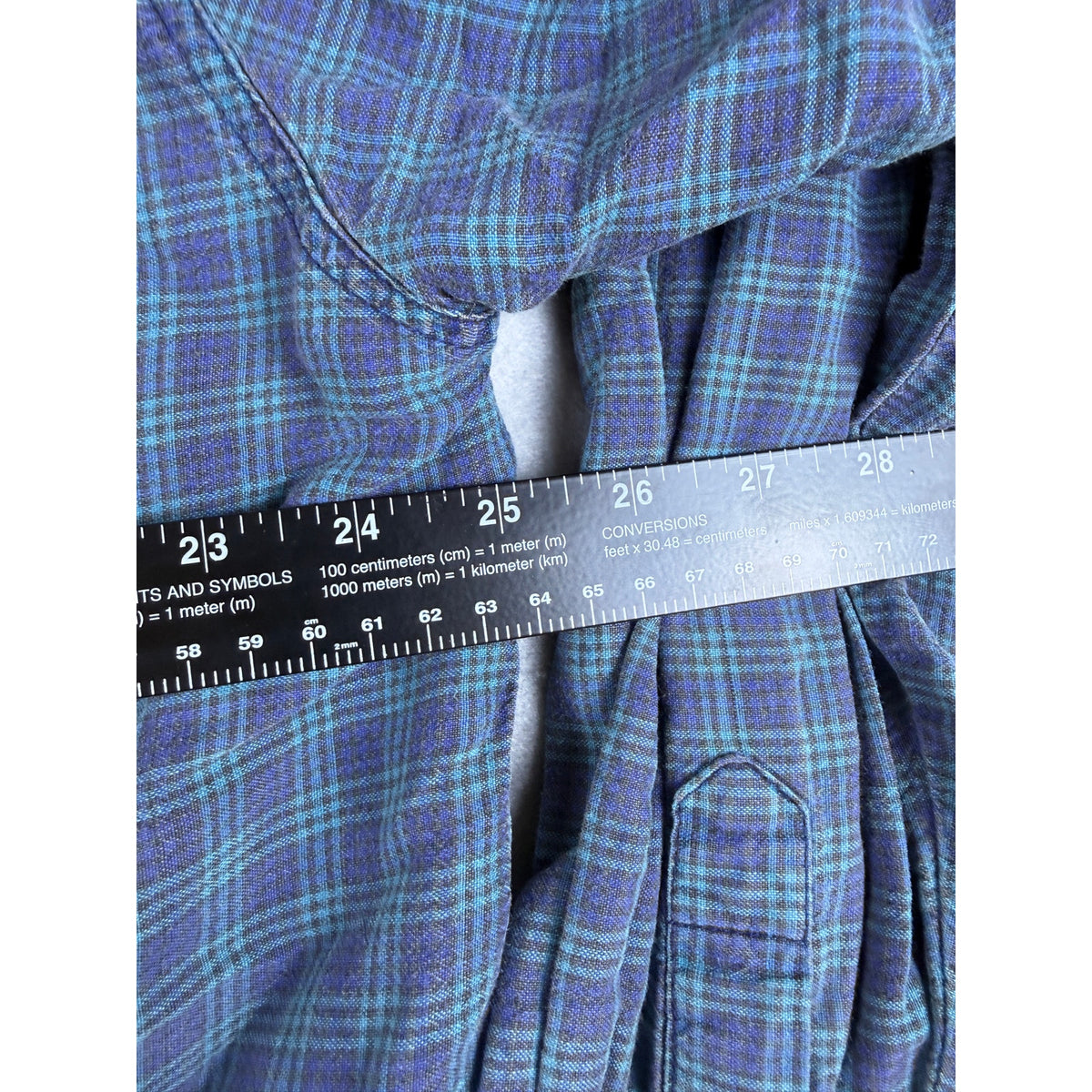 Faded Glory Plaid Shirt - L