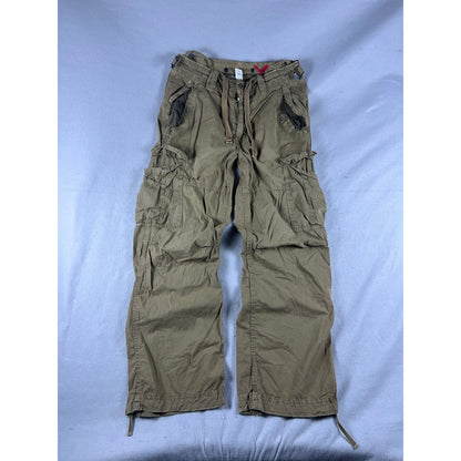 Vintage Y2K American Eagle Cargo Parachute Pants - 32x32