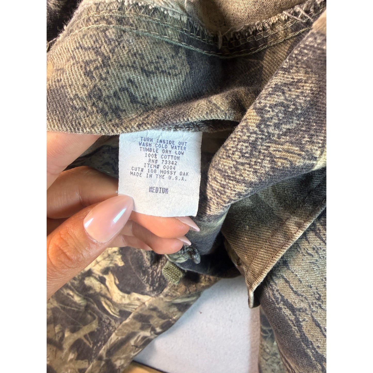 Vintage Mossy Oak Camo Hunting Pants - M