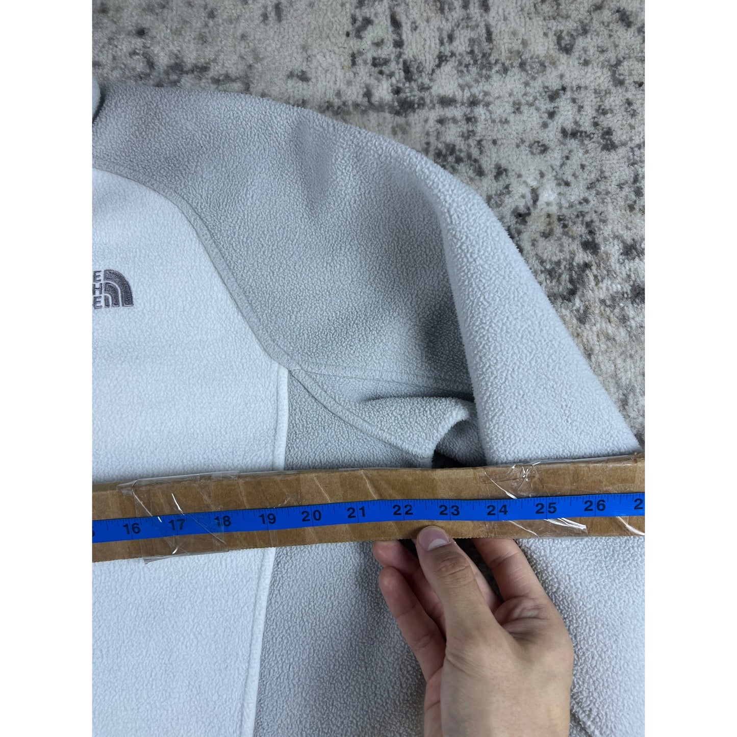 The North Face White Fleece Jacket - XL