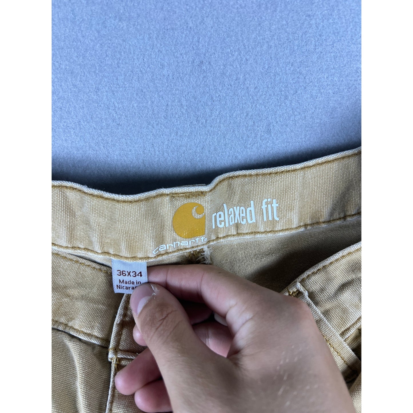 Carhartt Double Knee Canvas Carpenter Pants - 36x34