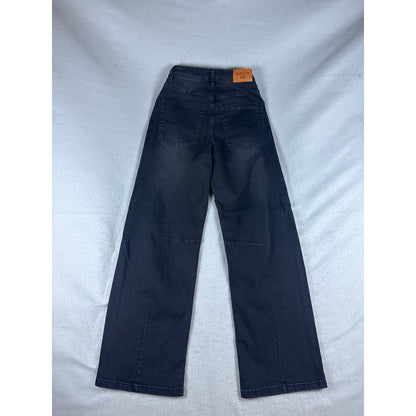 Katch Me High Waisted Wide Leg Jeans - XS