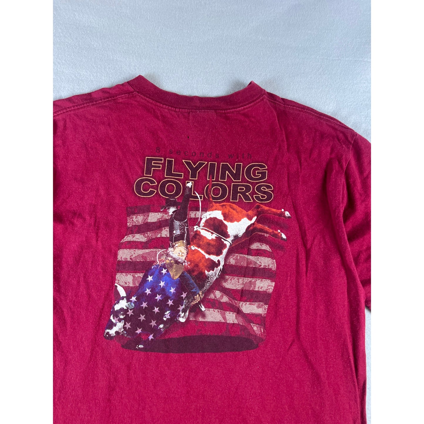 Vintage Wrangler Roddieo American Flag Shirt - L