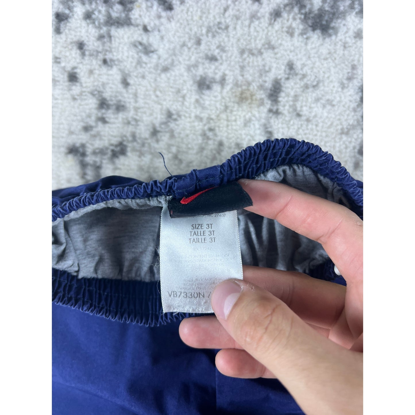 Vintage Navy Blue Nike Track Pants - 3T