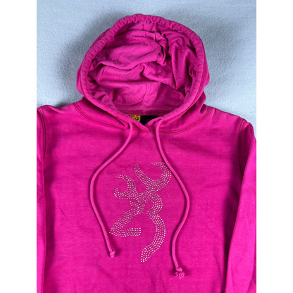 Vintage Pink Browning Hoodie - S