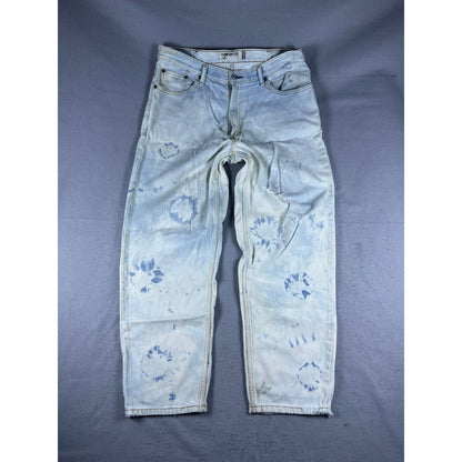 Levi's 560 Comfort Fit Tie Dye Distressed Jeans - 38x32