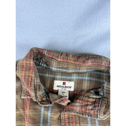 Woolrich Corduroy Plaid Shirt - L