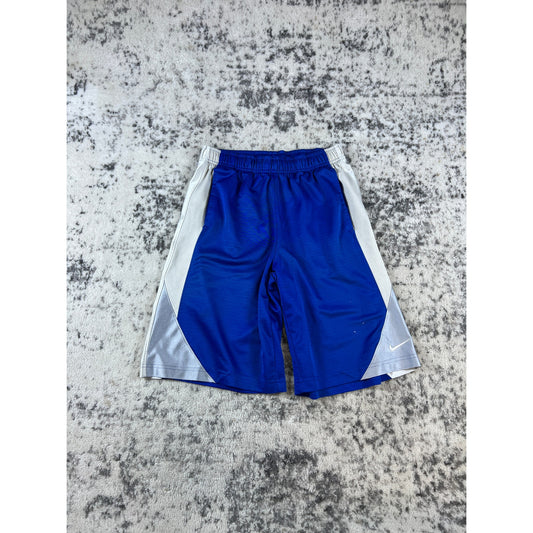 Y2k Blue Nike Mesh Basketball Shorts - L