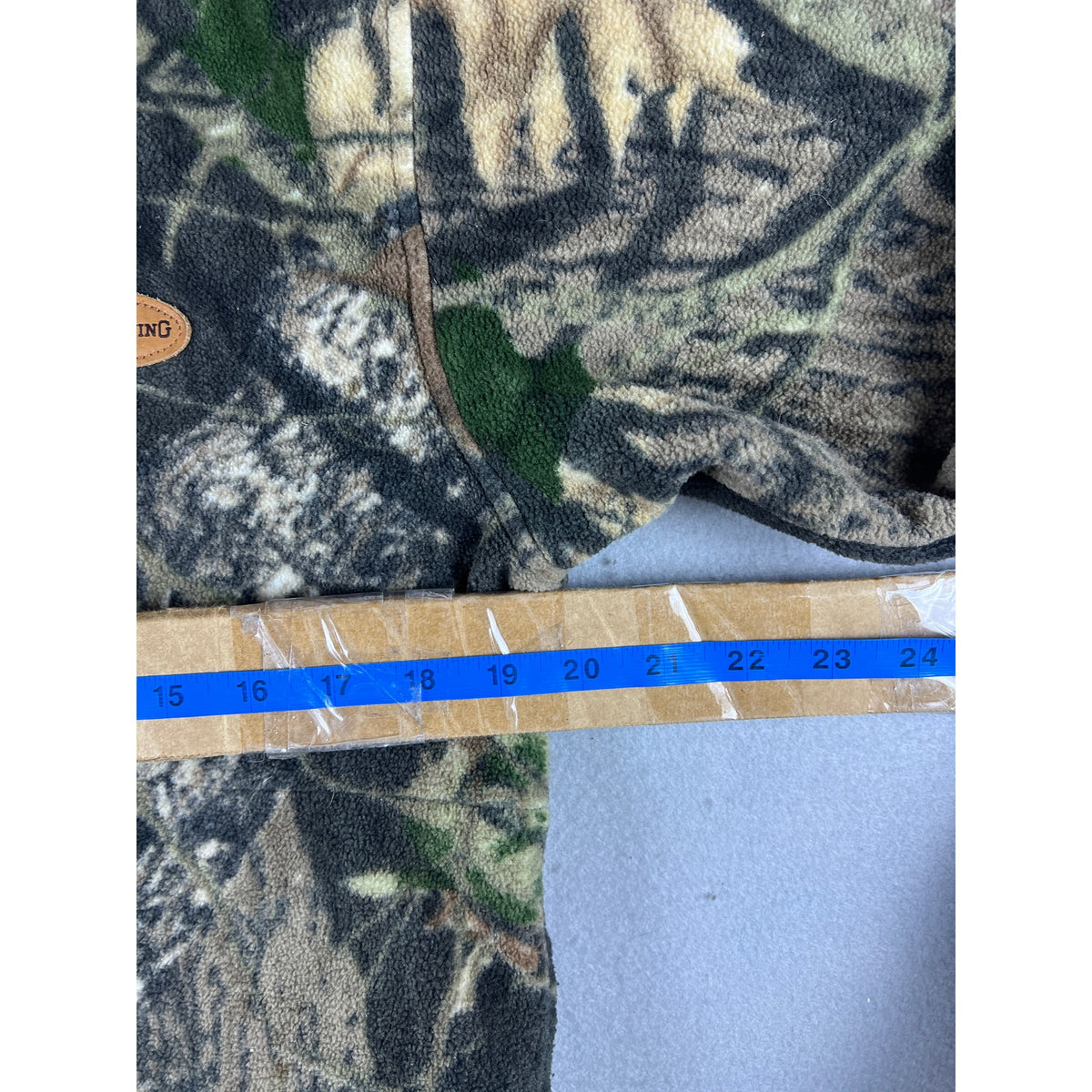 Vintage Browning Jr Camo Fleece Jacket Youth - L