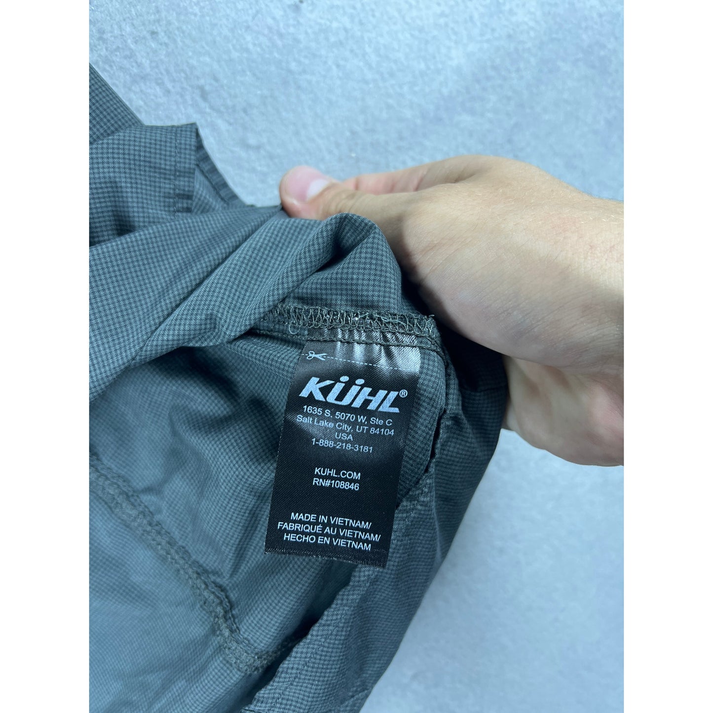 Kuhl Ripstop Check Shirt - M