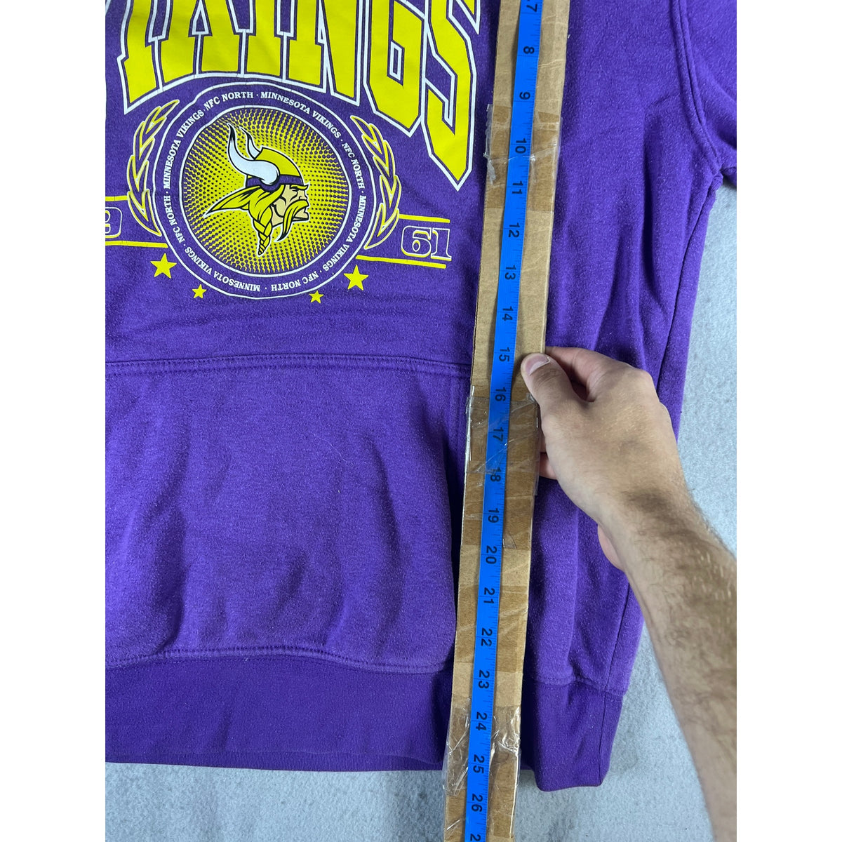 Minnesota Vikings Fleece Hoodie - M