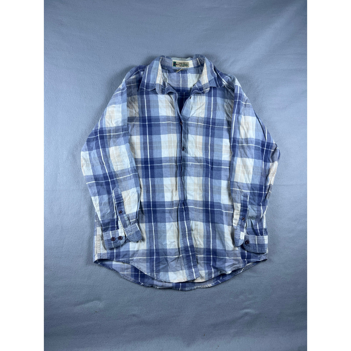 Vintage BCI Clothing Plaid Shirt - M