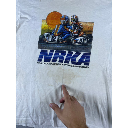 Vintage NRKA Northland Region Karting Association T-Shirt - M