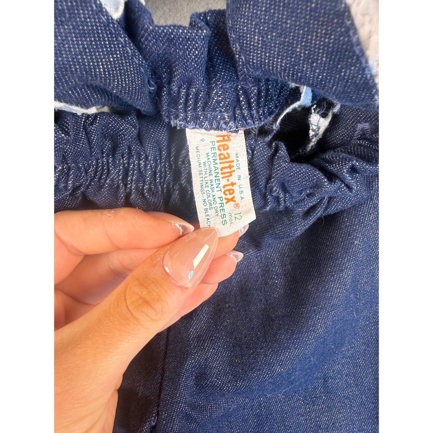 Vintage Denim Overalls Girls - 12M