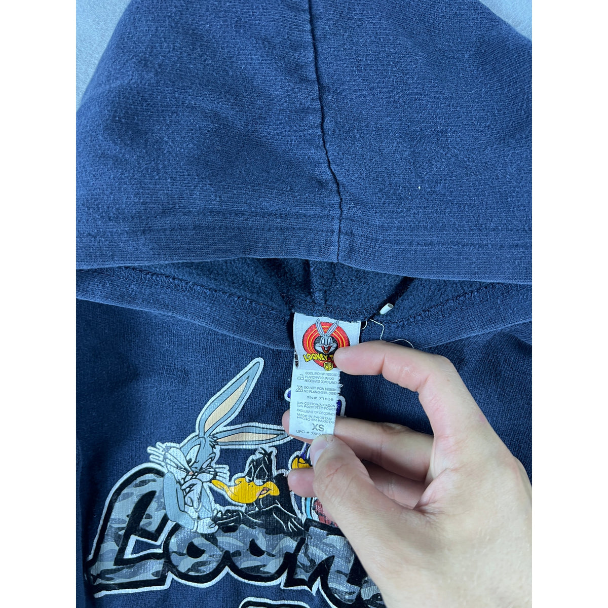Vintage Looney Tunes Hoodie - Youth XS